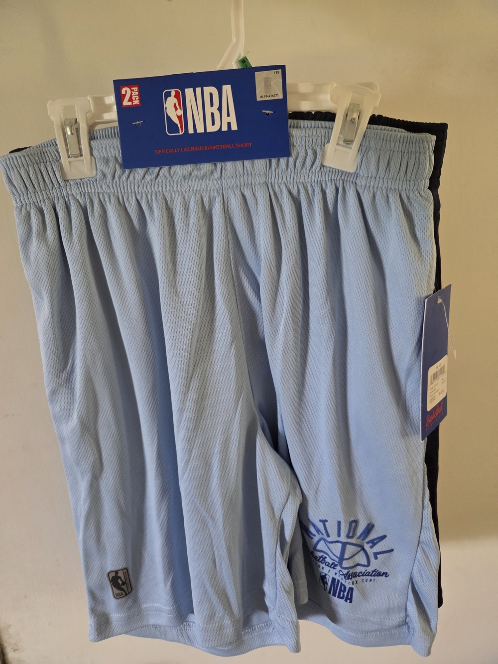 NBA Kids Light Blue Basketball Shorts